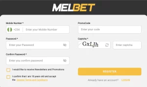 Melbet Registration